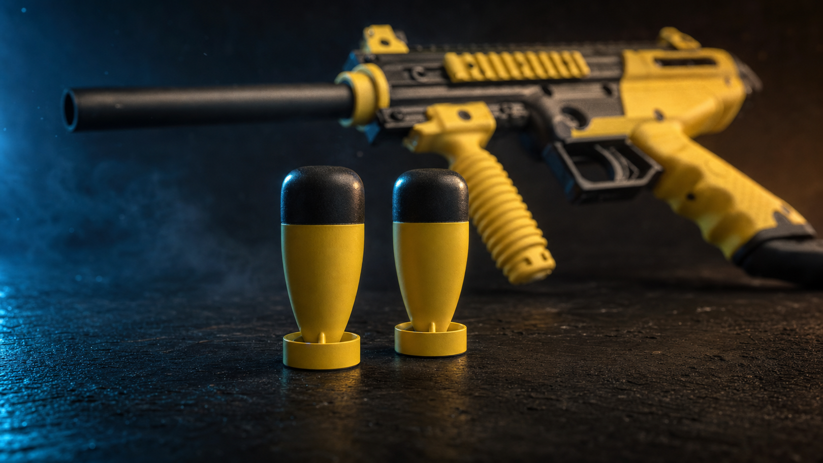 ShoX .68 caliber HEMI round and launcher